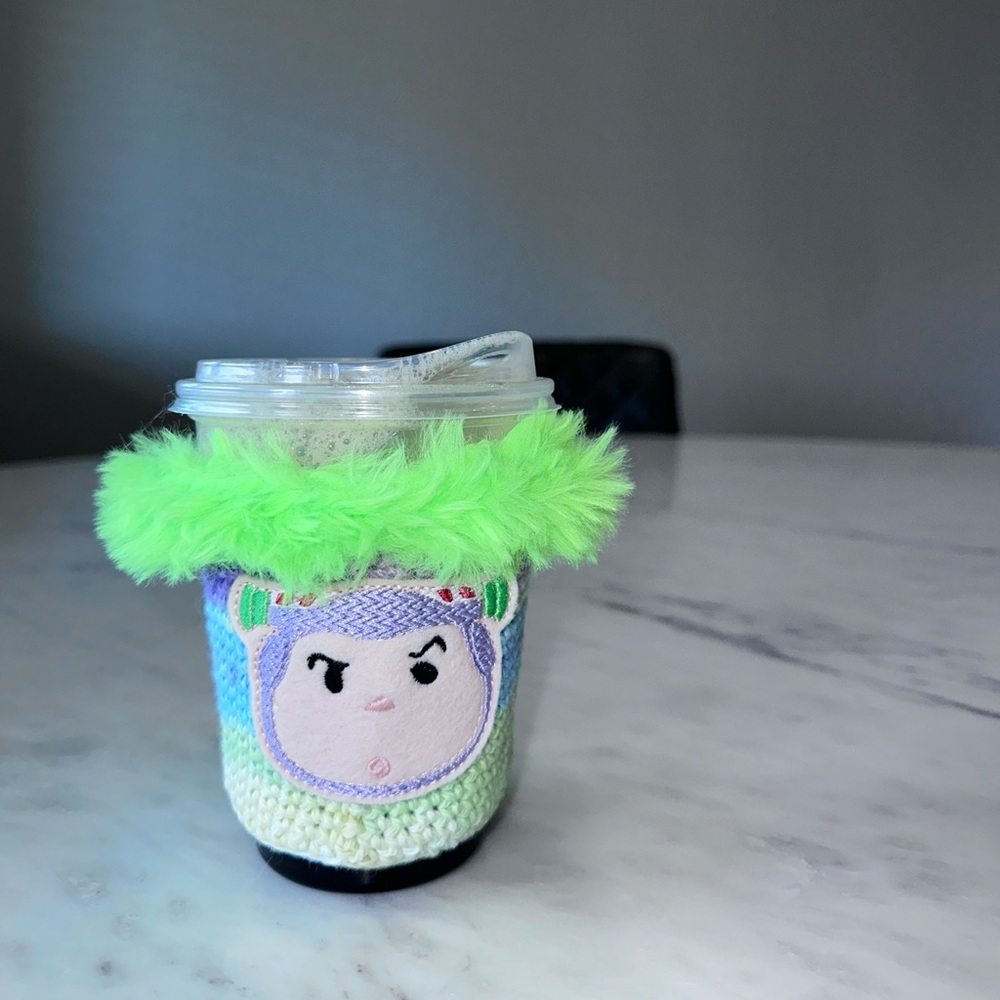 Toy Story Crochet Buzz Lightyear Coffee Cozy